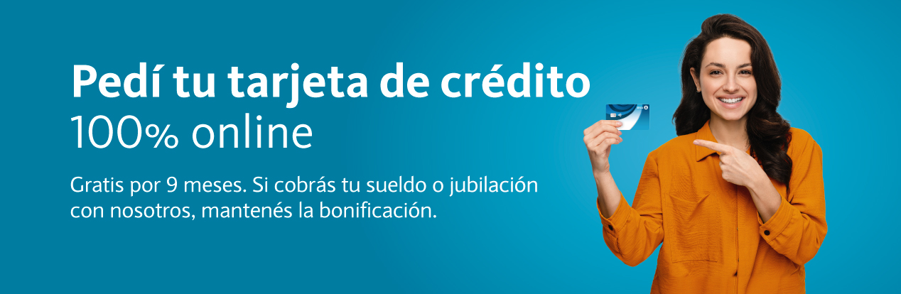 Conocé las tarjetas de crédito del Banco Nación.