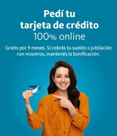 Conocé las tarjetas de crédito del Banco Nación.