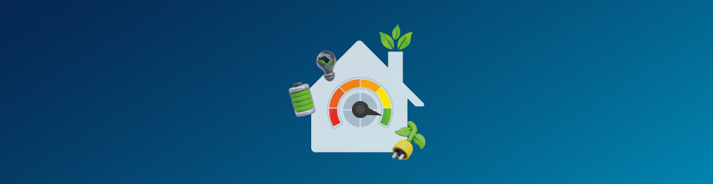 imagen ilustrativa de una casa con un bajo consumo energético