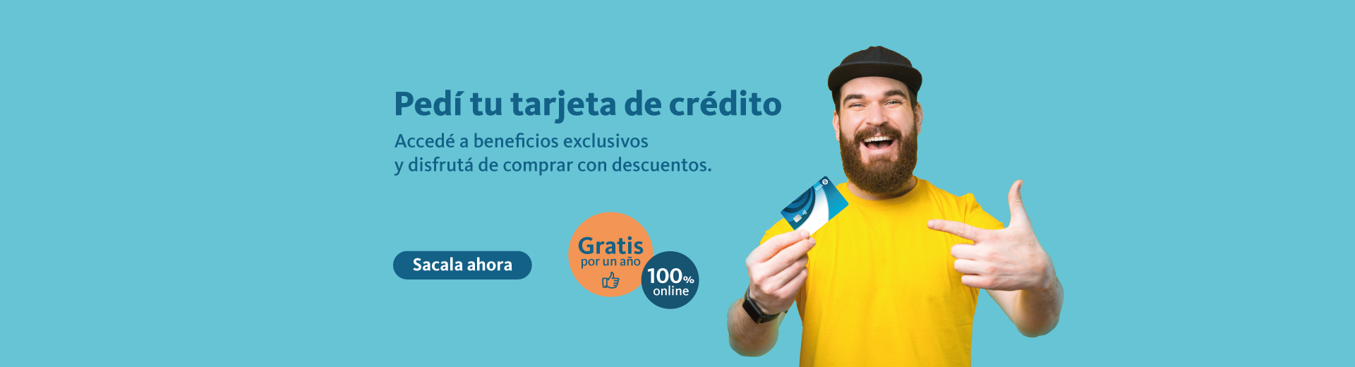 Pedi tu tarjeta de credito